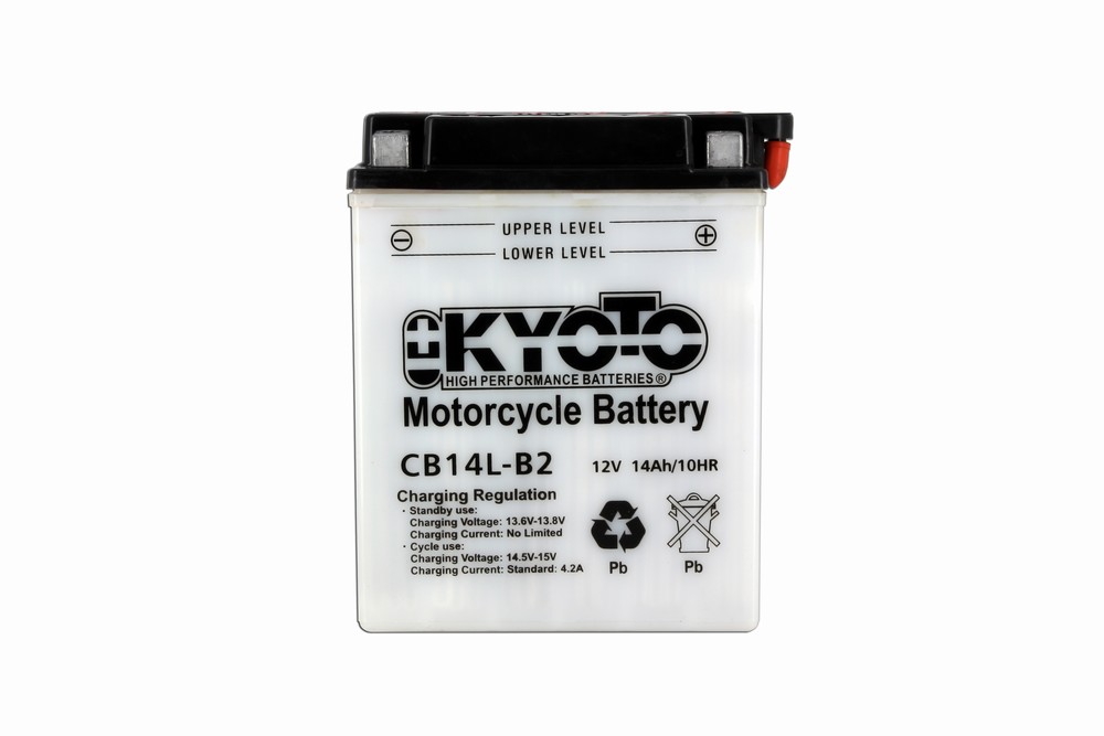 Batteria KB14L-B2 - Convenzionale - Con manutenzione - Fornita con pack acido (YB14L-B2)