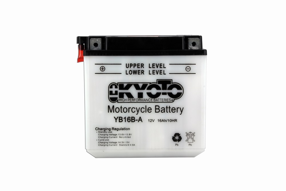 Batteria KB16B-A - Convenzionale - Con manutenzione - Fornita con pack acido (YB16B-A)