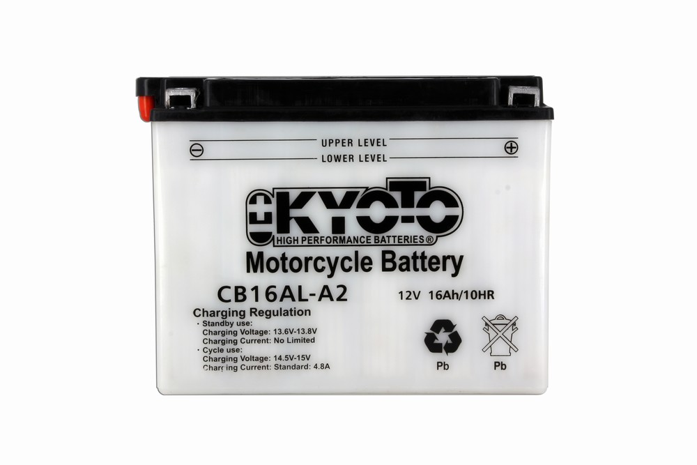 Batteria KB16AL-A2 - Convenzionale - Con manutenzione - Fornita con kit acido (YB16AL-A2)