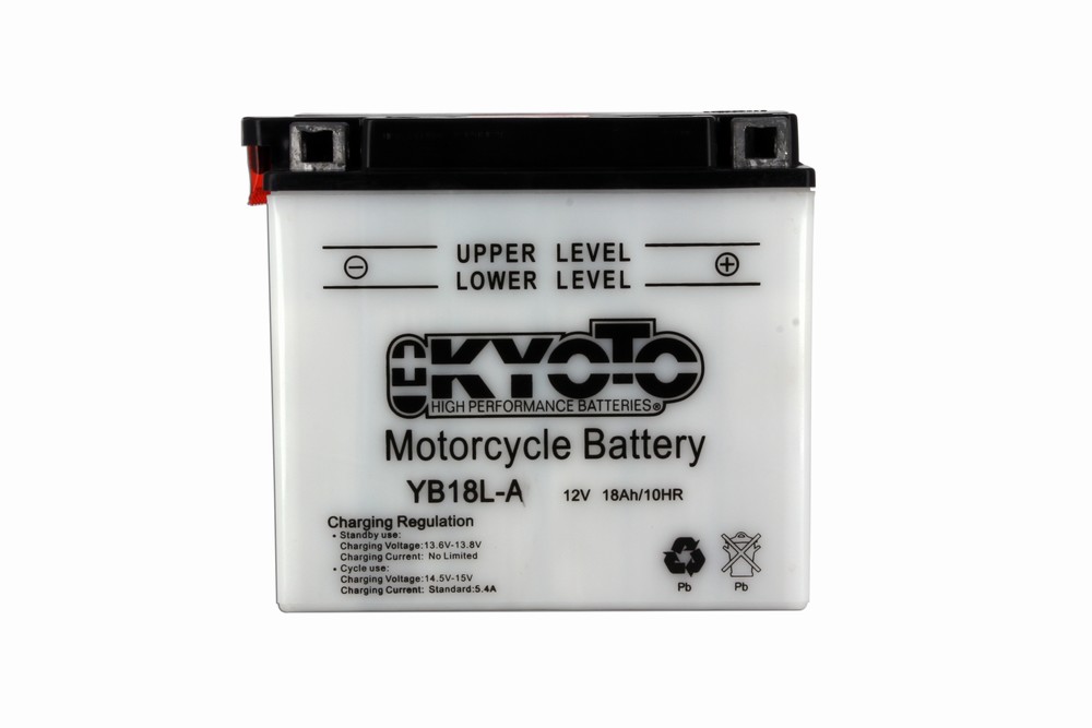 Batteria KB18L-A - Convenzionale - Con manutenzione - Fornita con pack acido (YB18L-A)