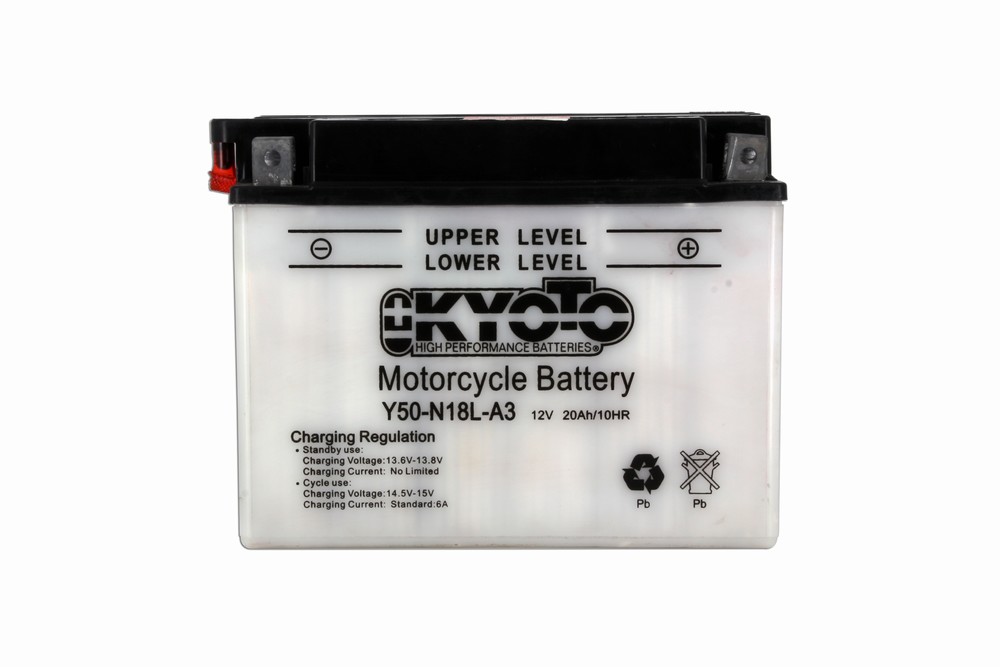 Batteria K50-N18L-A3 - Convenzionale - Con manutenzione - Fornita con pack acido (Y50-N18L-A3)