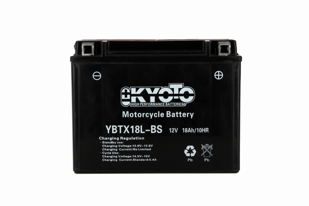 Batteria KTX18L-BS - AGM - Senza manutenzione - Fornita con pack acido (YTX18L)