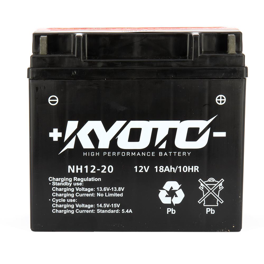 Batteria NH12-20-BS - AGM - Senza manutenzione - Fornita con pack acido (12-20)