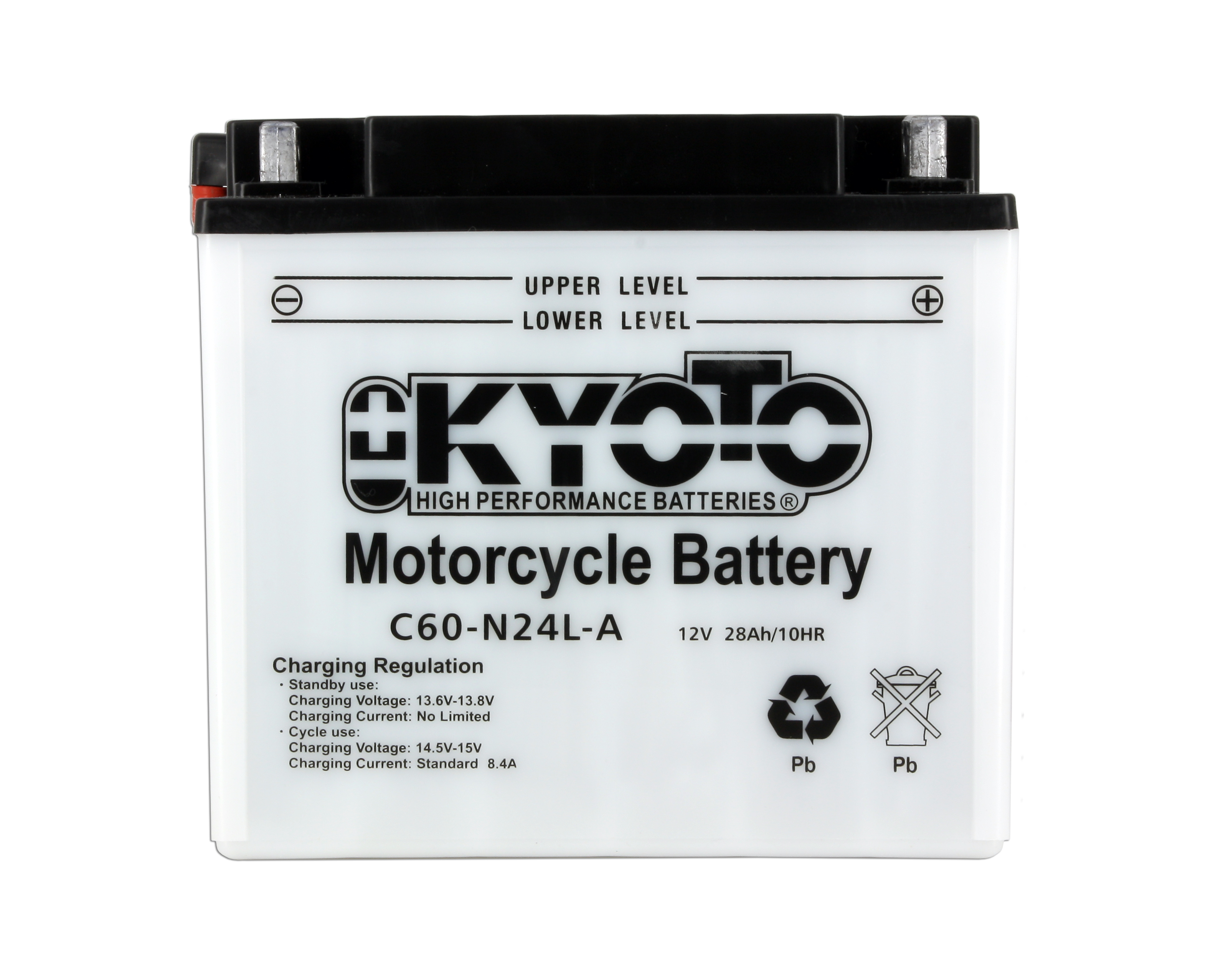 Batteria K60-N24L-A - Convenzionale - Con manutenzione - Fornita con kit acido (Y60-N24L-A)