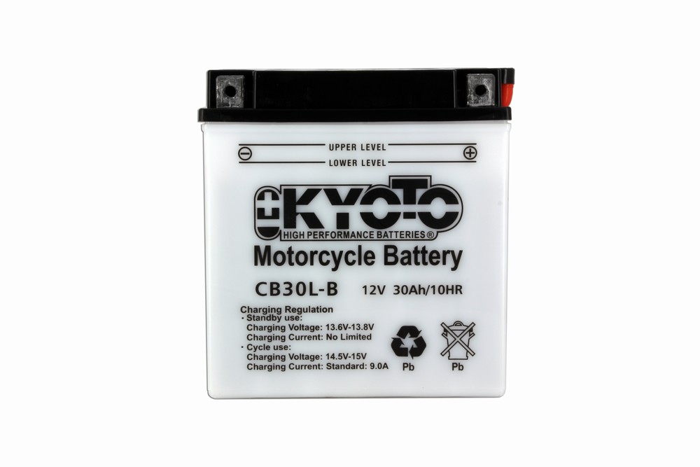 Batteria KB30L-B - Convenzionale - Con manutenzione - Fornita con kit acido (YB30L-B)