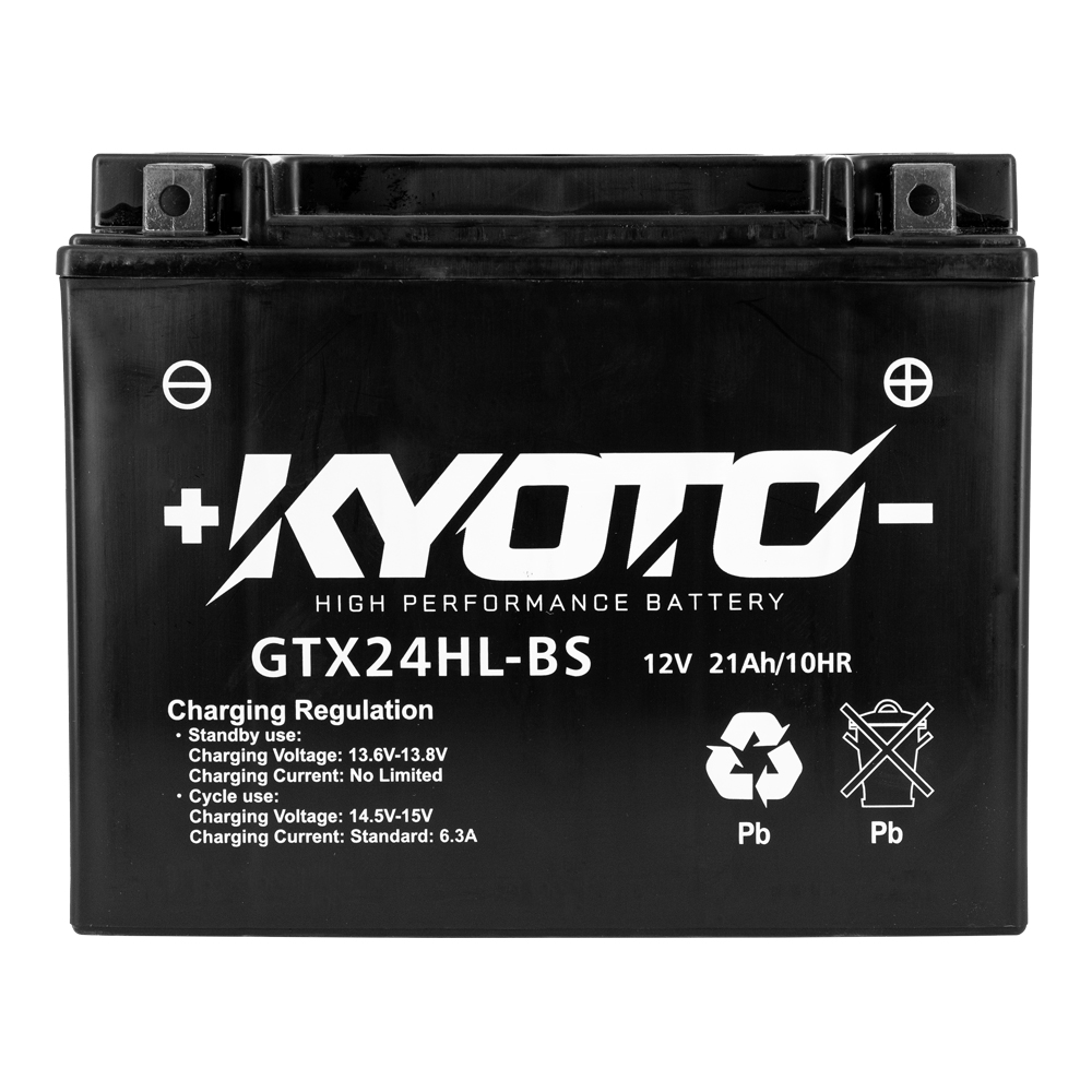 Batteria KTX24HL-BS - AGM - Senza manutenzione - Fornita con pack acido (YTX24HL)