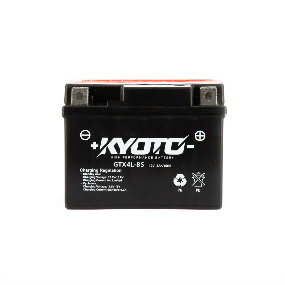 Batteria KTX4L-BS - AGM - Senza manutenzione - Fornita con kit acido (YTX4L)