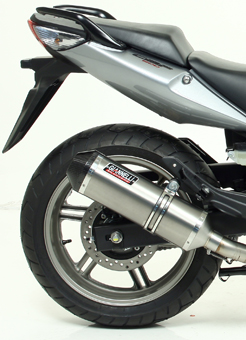 Silenziatore Titanio CBF 600 2008/2010 Slip-on Terminale Carbonio E13 Omologato