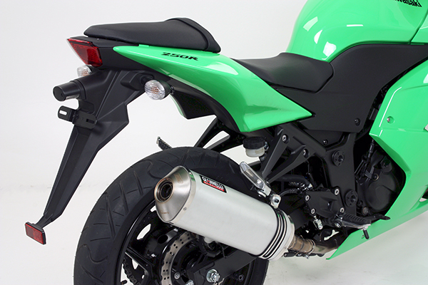 Silenziatore All NINJA 250 R 2009/2010 Slip-on Terminale Carbonio Omologato E13