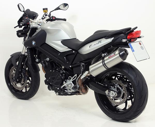 Silenziatore Titanio BMW F 800 R 2009/2010 Slip-on Terminale Carbonio Omologato