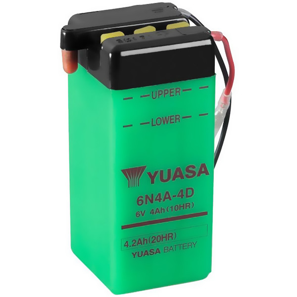 Batteria 6N4A-4D - Convenzionale - Con manutenzione - Fornita senza acido