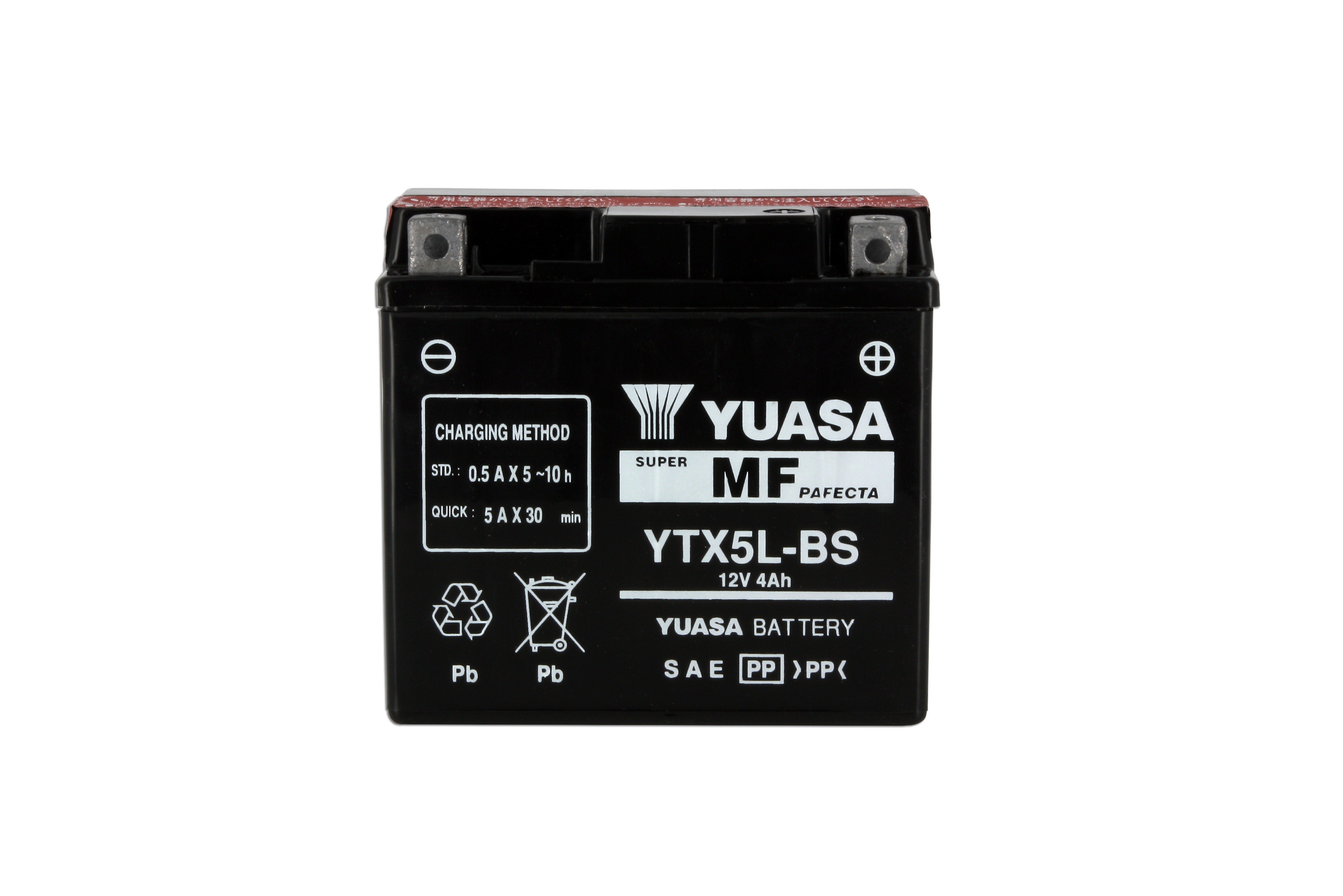 Batteria YTLX5-BS - AGM - Senza manutenzione - Fornita con pack acido