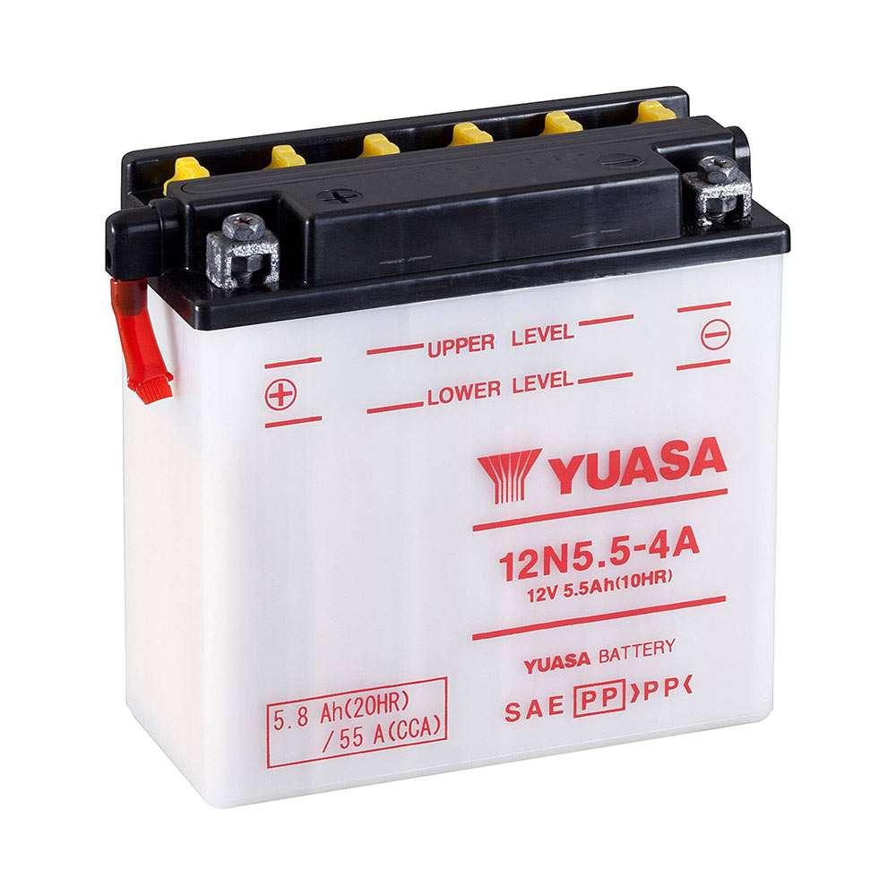 Batteria 12N5.5-4A - Convenzionale - Con manutenzione - Fornita senza acido