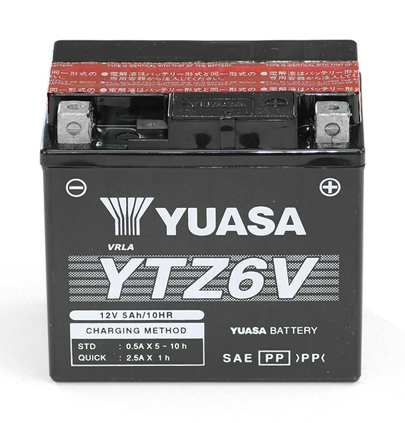 Batteria TTZ6V - AGM - Senza manutenzione - Fornita con kit acido