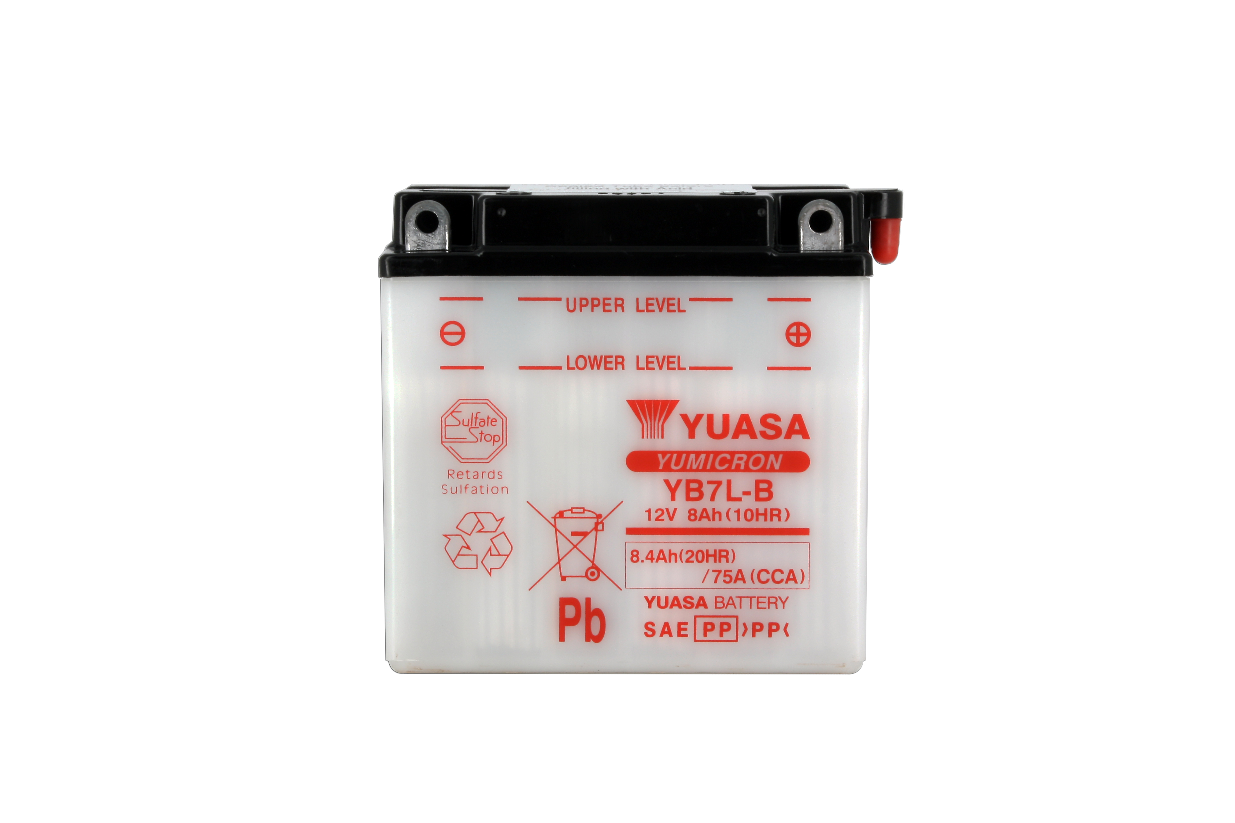 Batteria YB7L-B - Convenzionale - Con manutenzione - Fornita senza acido