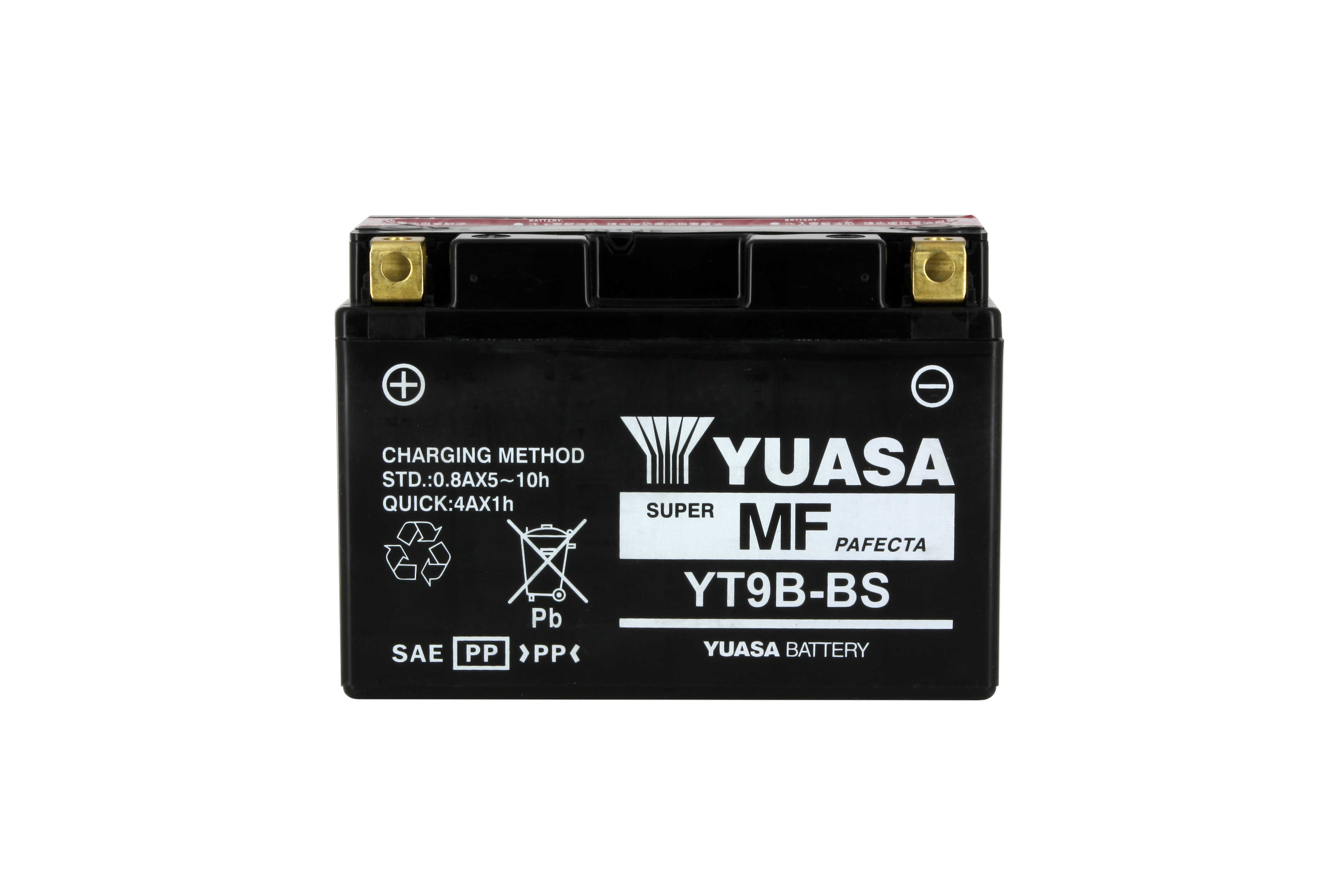 Batteria YT9B-BS - AGM - Senza manutenzione - Fornita con pack acido