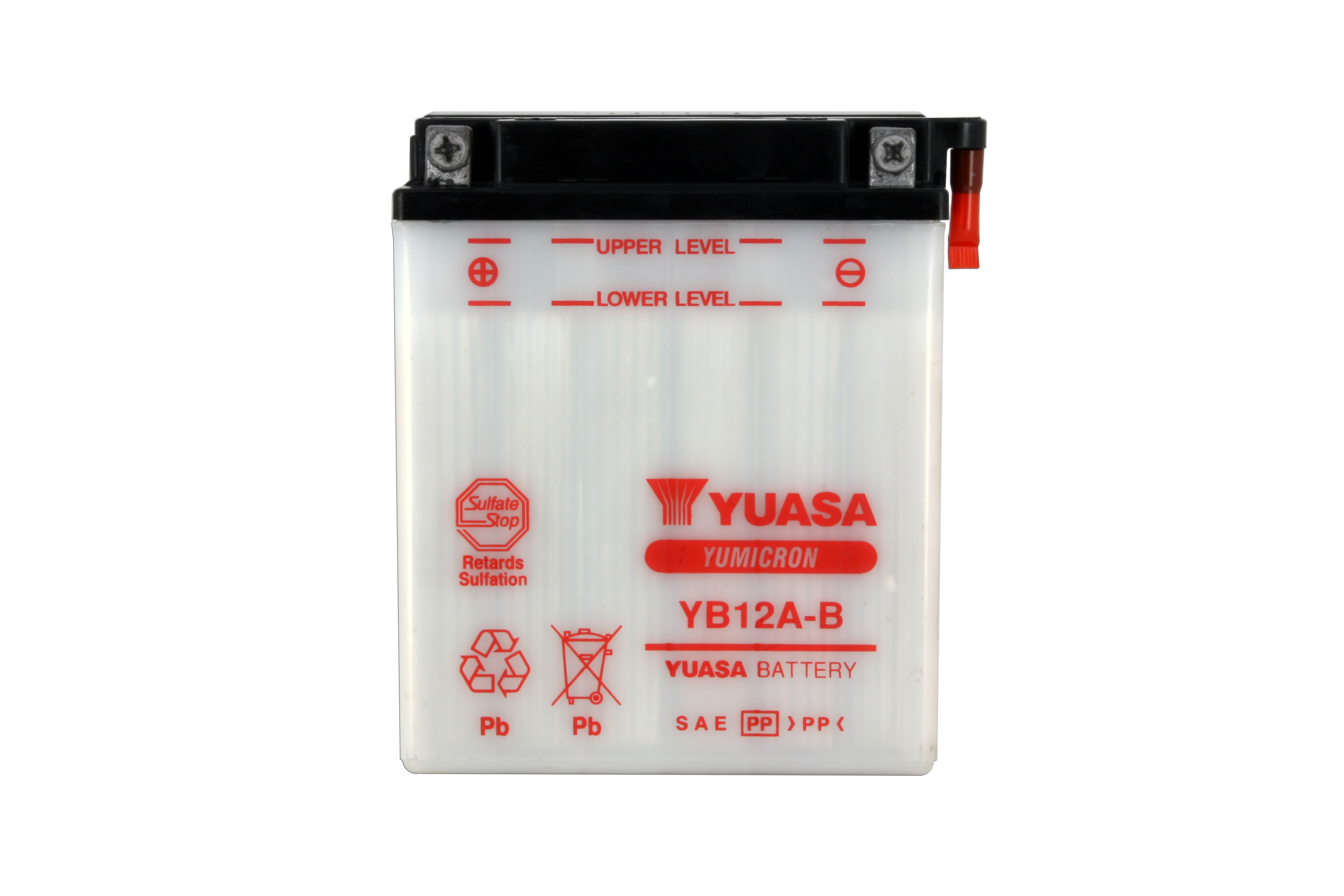 Batteria YB12A-B - Convenzionale - Con manutenzione - Fornita senza acido