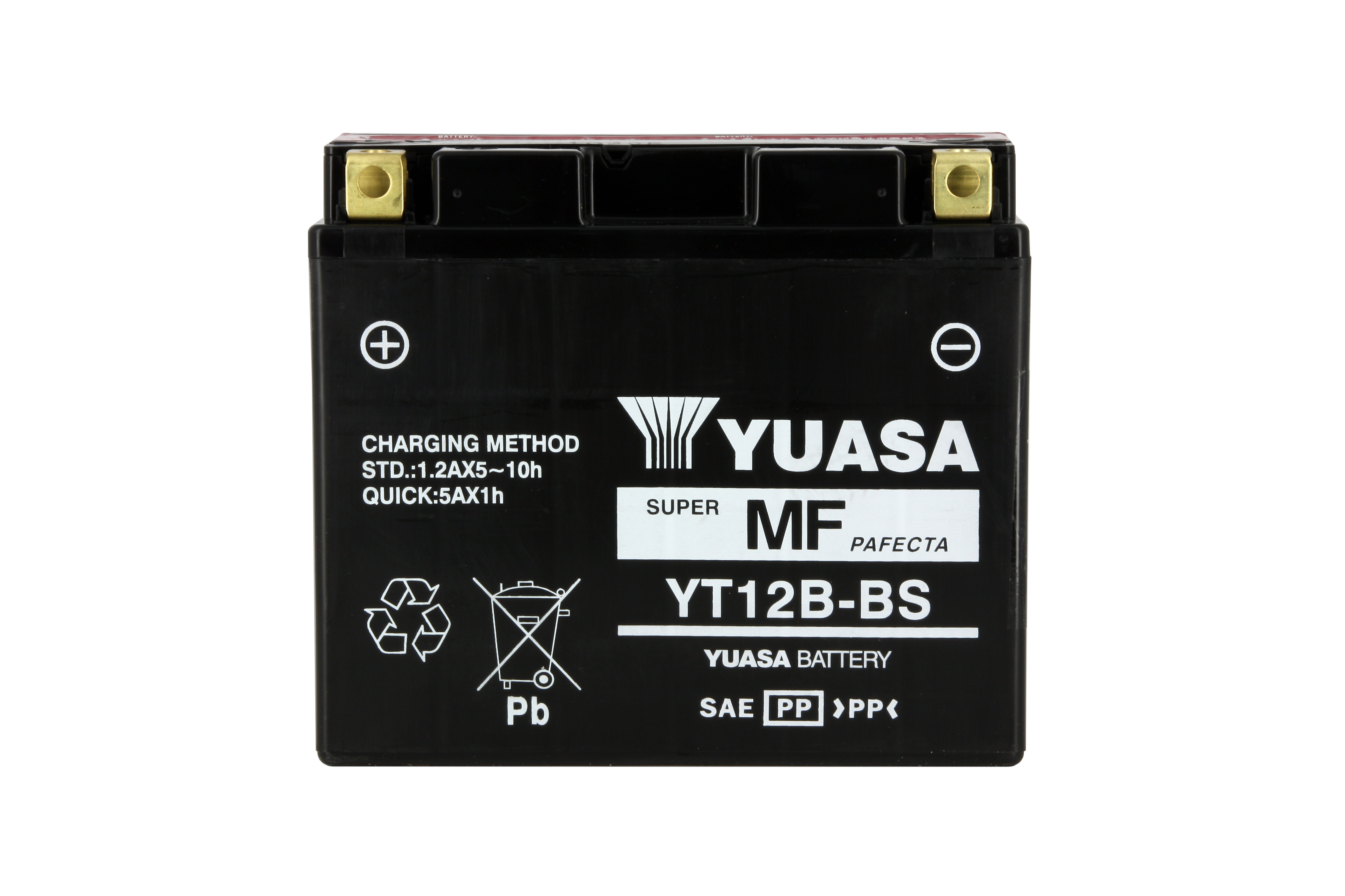 Batteria YT12B-BS - AGM - Senza manutenzione - Fornita con pack acido