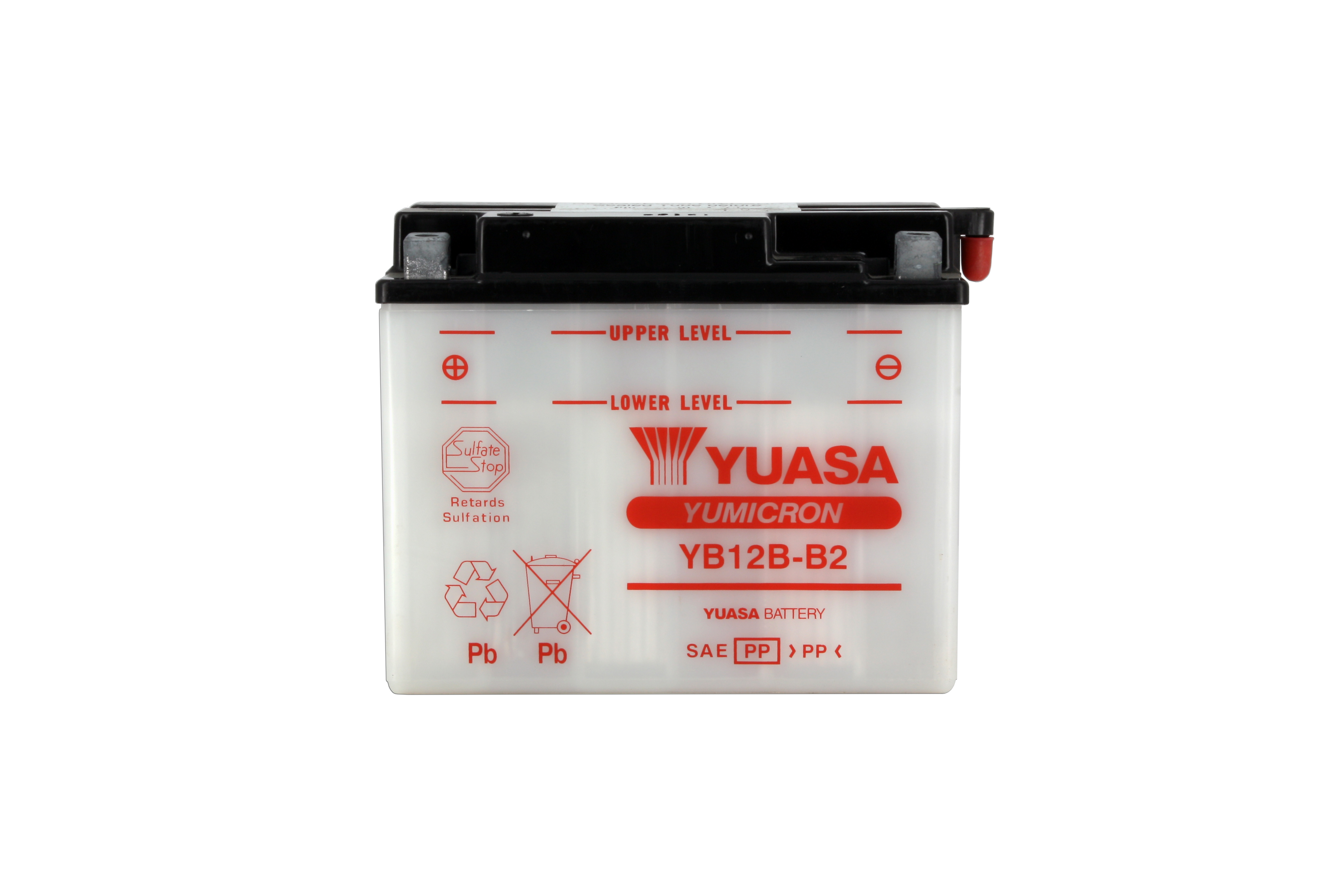 Batteria YB12B-B2 - Convenzionale - Con manutenzione - Fornita senza acido