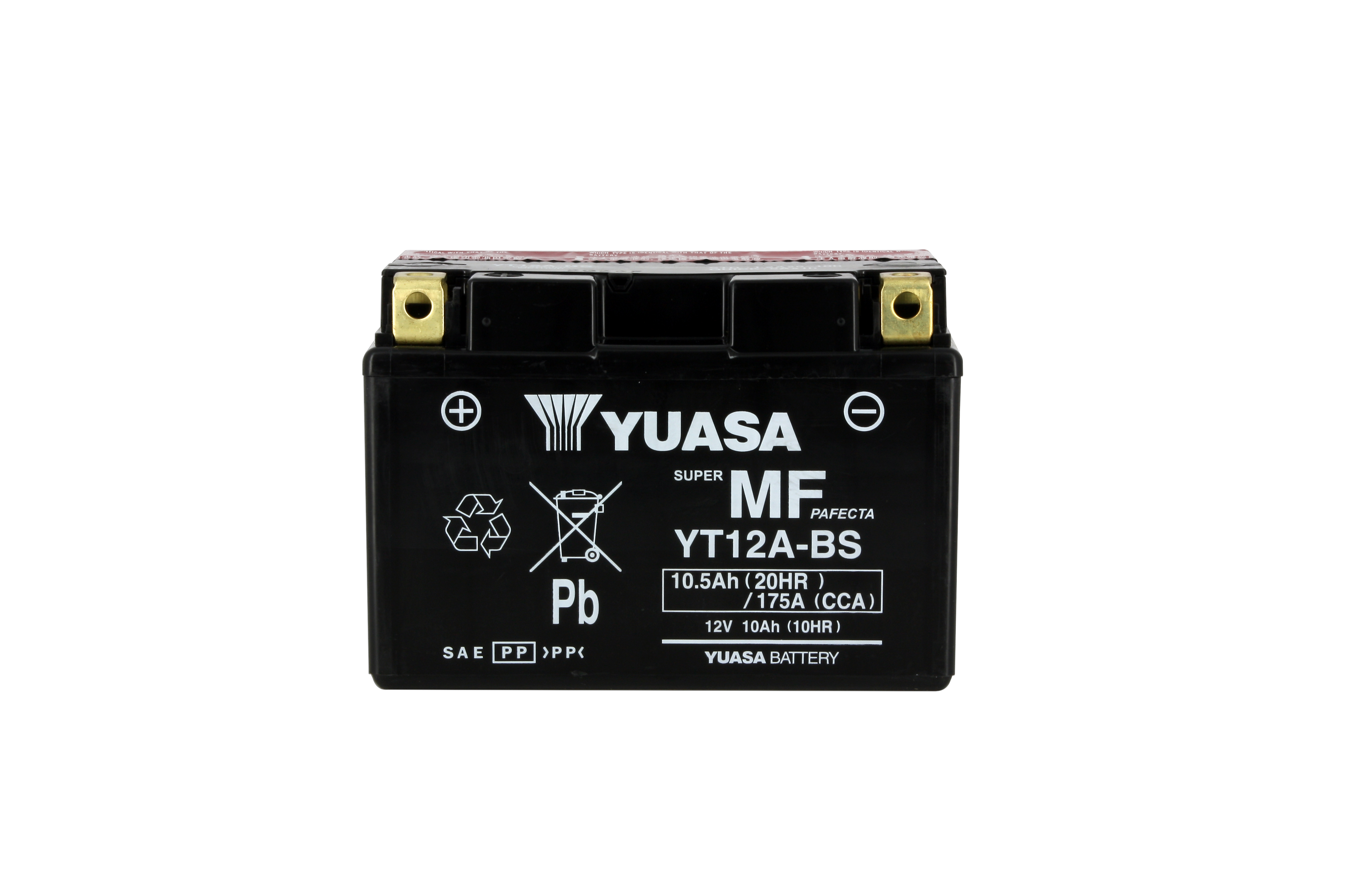Batteria YT12A-BS - AGM - Senza manutenzione - Fornita con pack acido