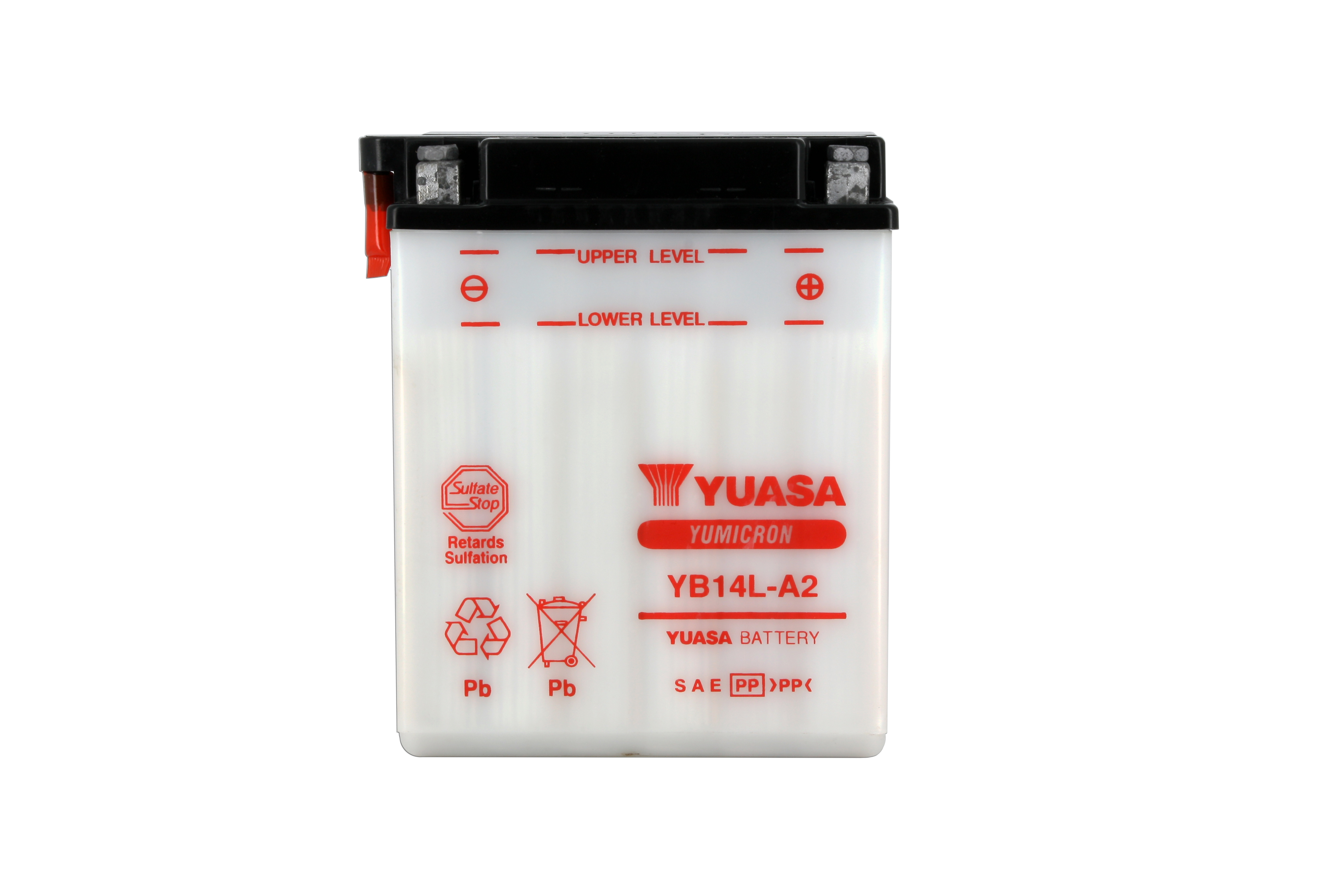 Batteria YB14L-A2 - Convenzionale - Con manutenzione - Fornita senza acido