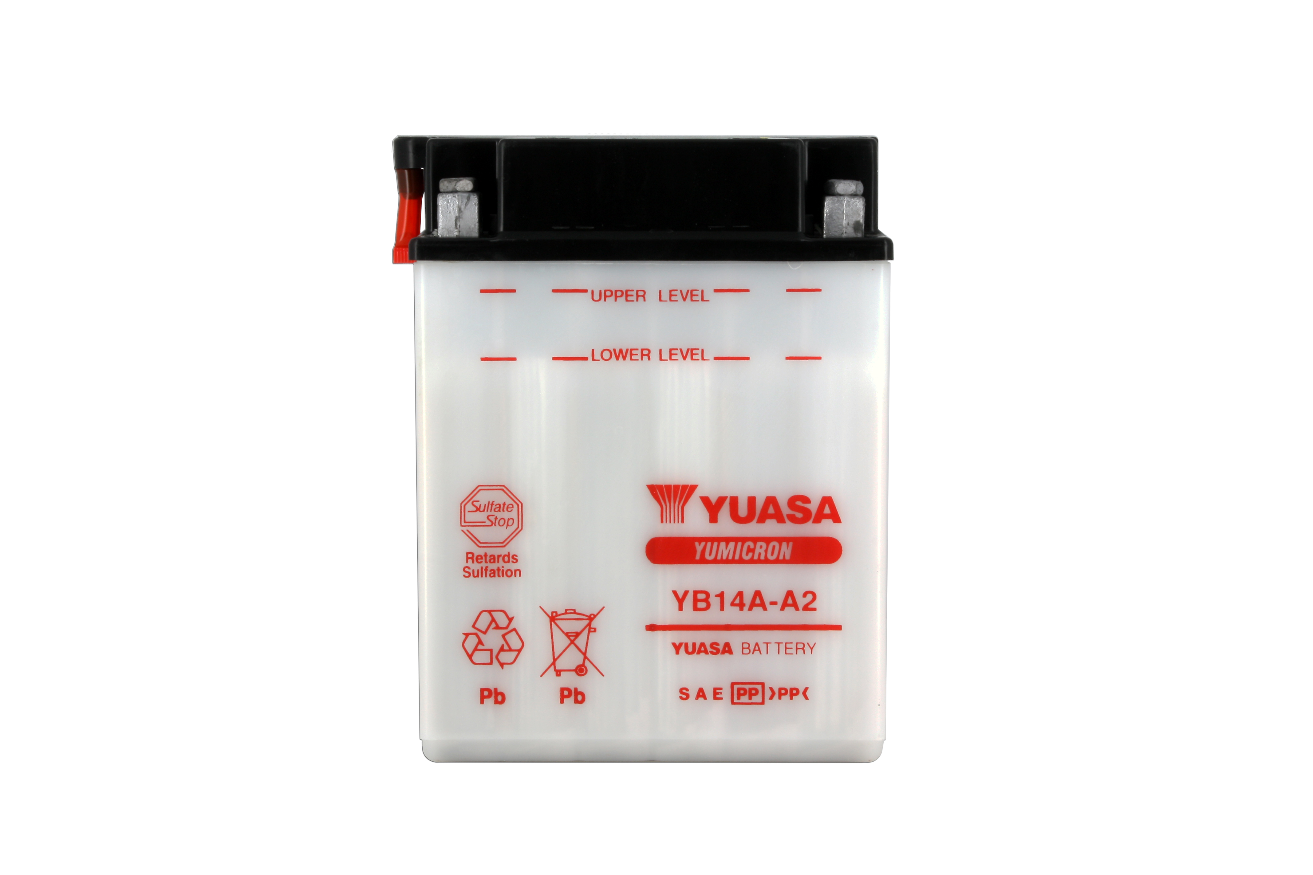 Batteria YB14A-A2 - Convenzionale - Con manutenzione - Fornita senza acido