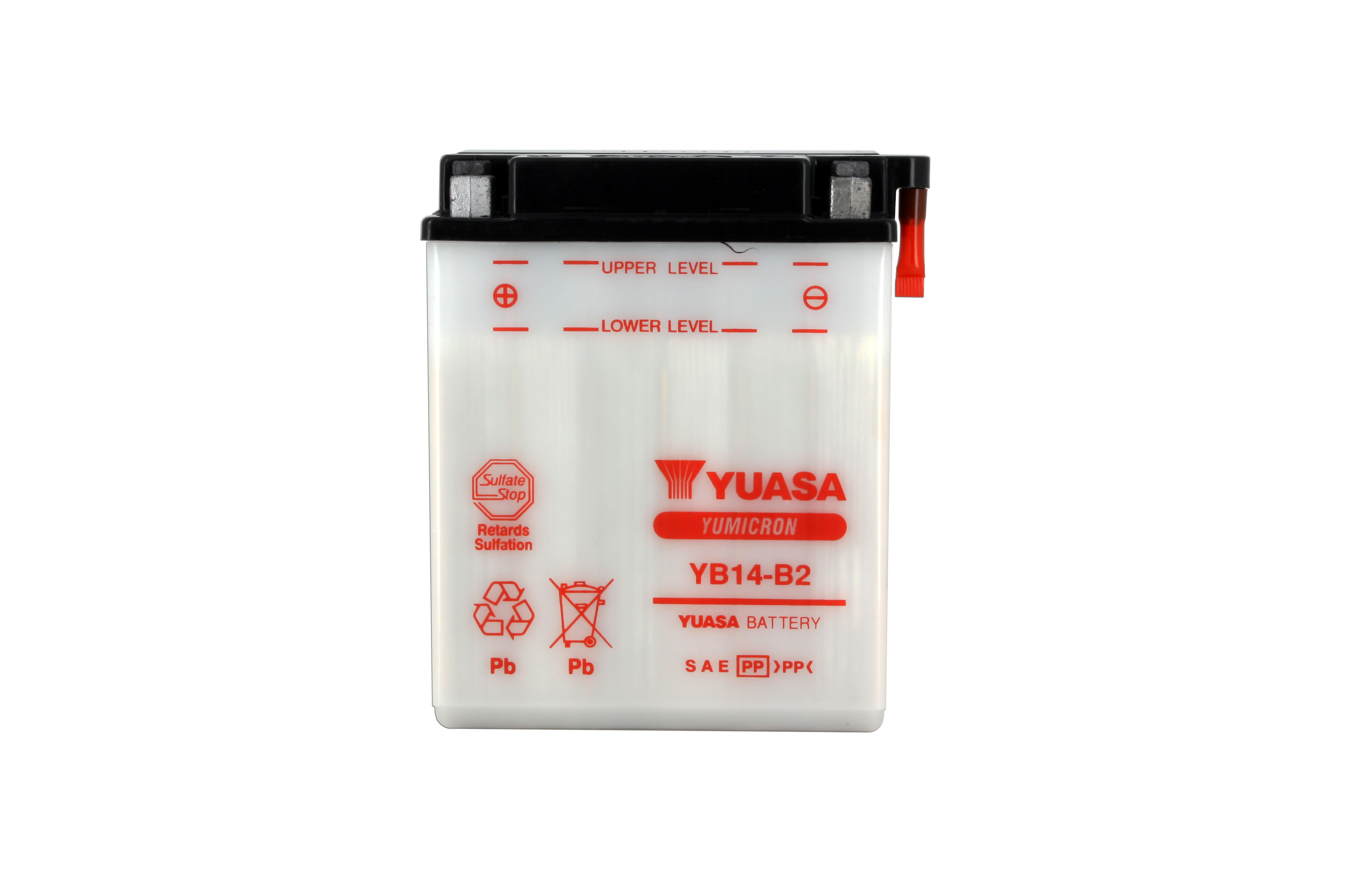 Batteria YB14-B2 - Convenzionale - Con manutenzione - Fornita senza acido