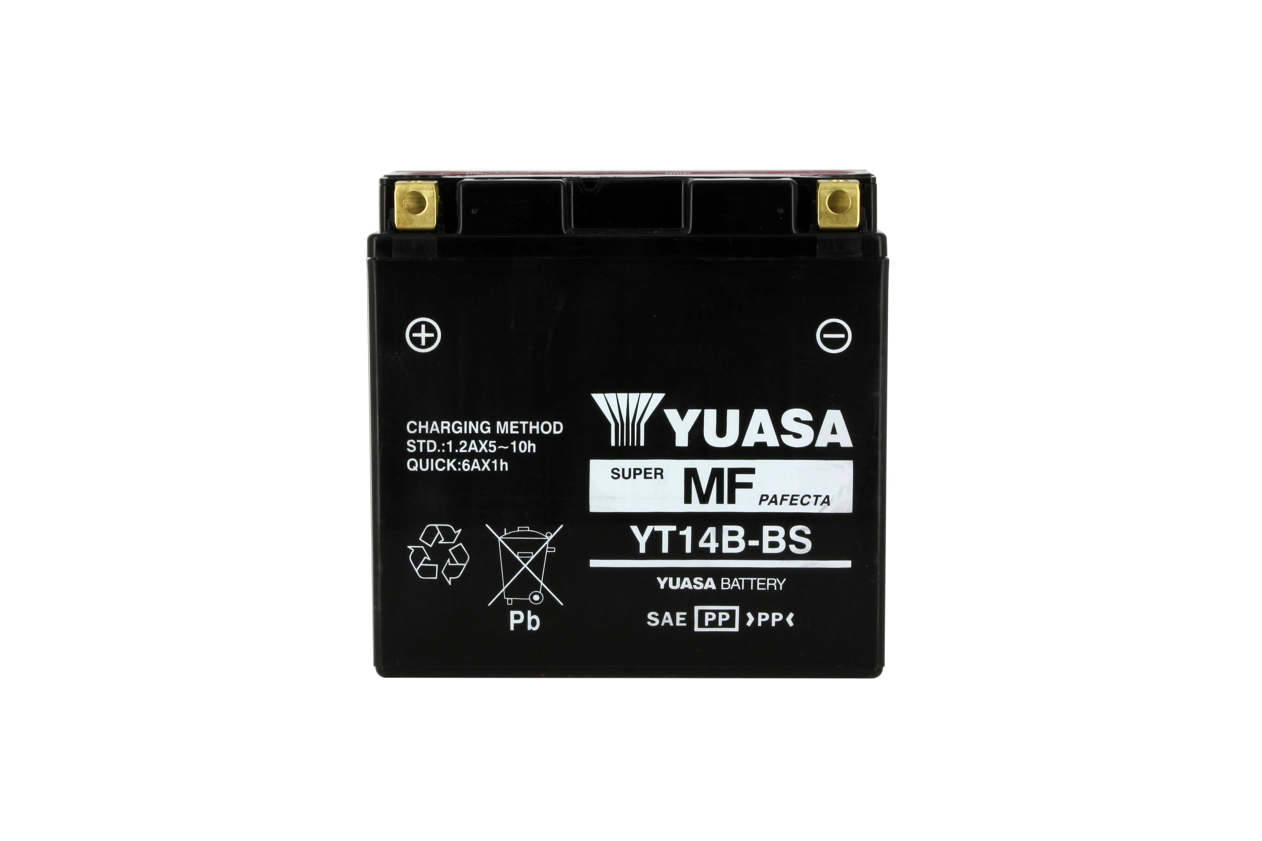 Batteria YT14B-BS - AGM - Senza manutenzione - Fornita con pack acido