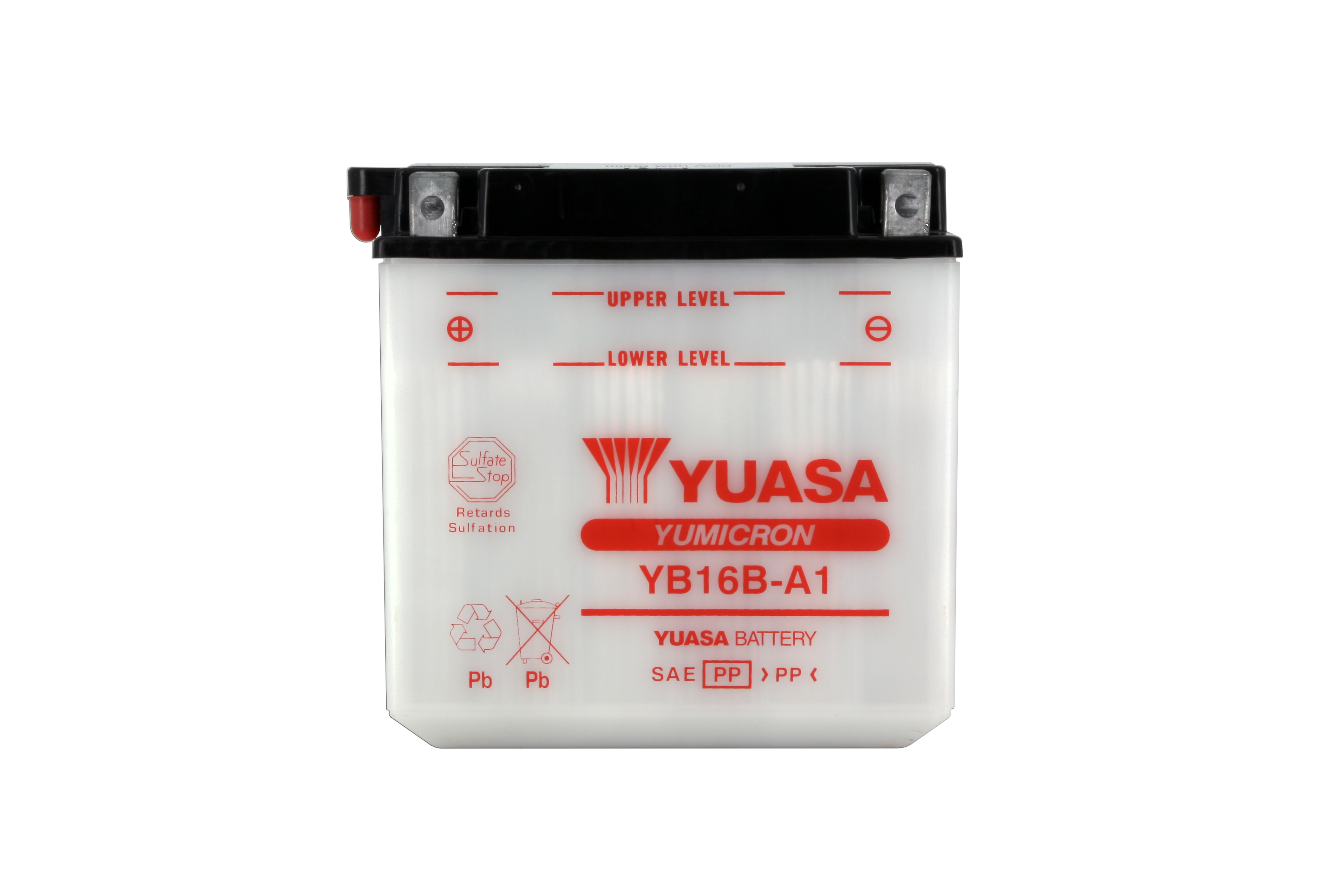 Batteria YB16B-A1 - Convenzionale - Con manutenzione - Fornita senza acido