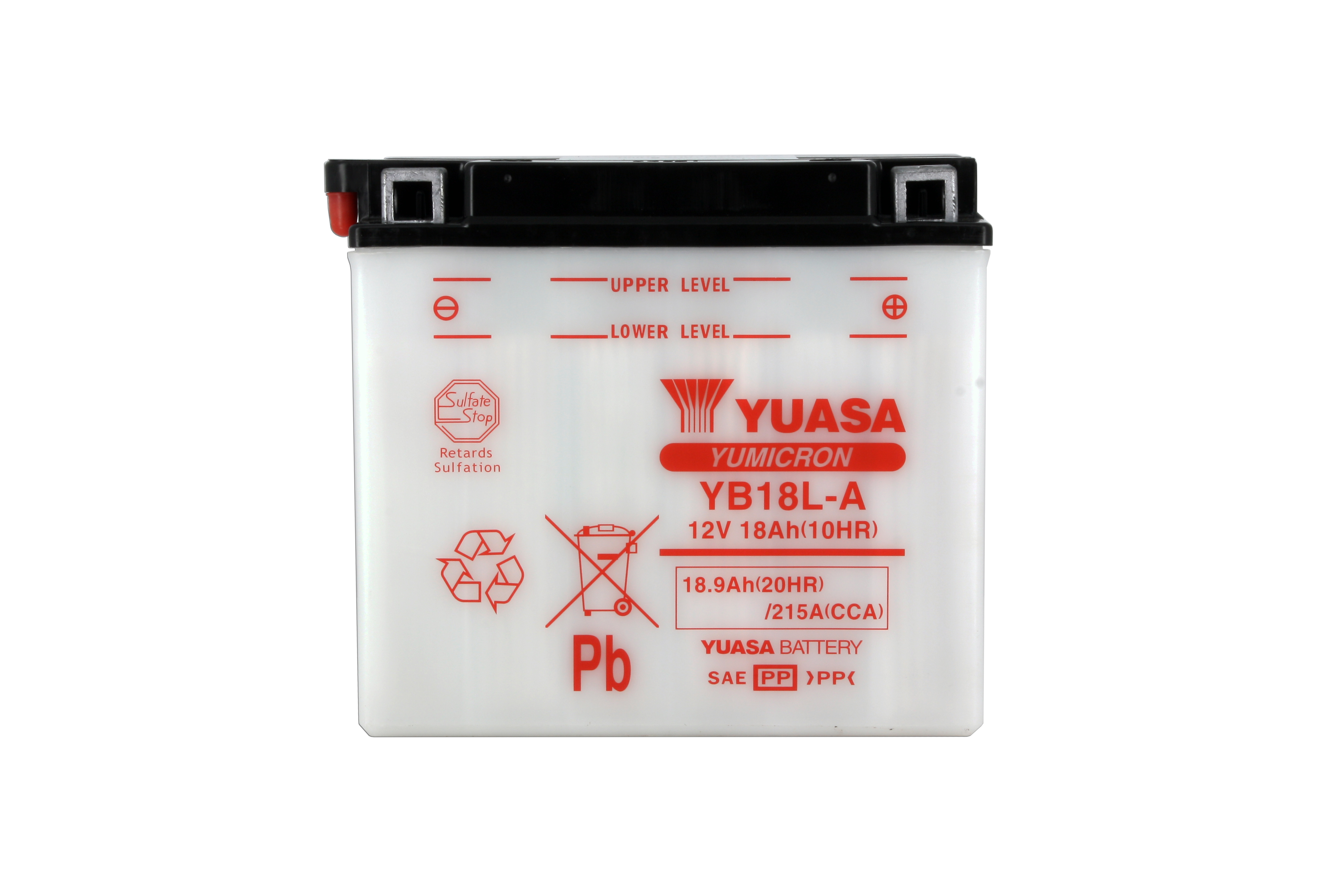 Batteria YB18L-A - Convenzionale - Con manutenzione - Fornita senza acido