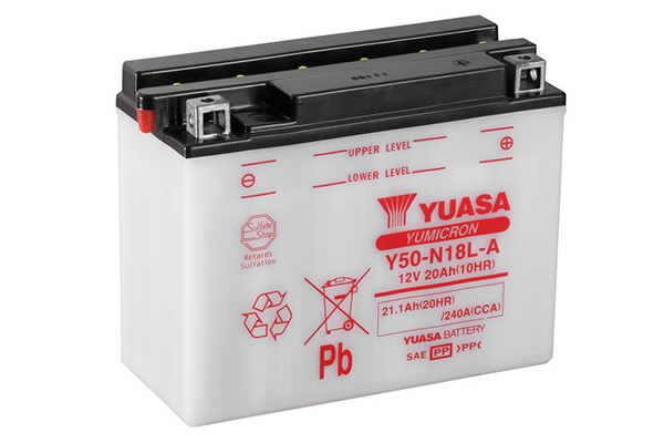 Batteria Y50-N18L-A - Convenzionale - Con manutenzione - Fornita senza acido