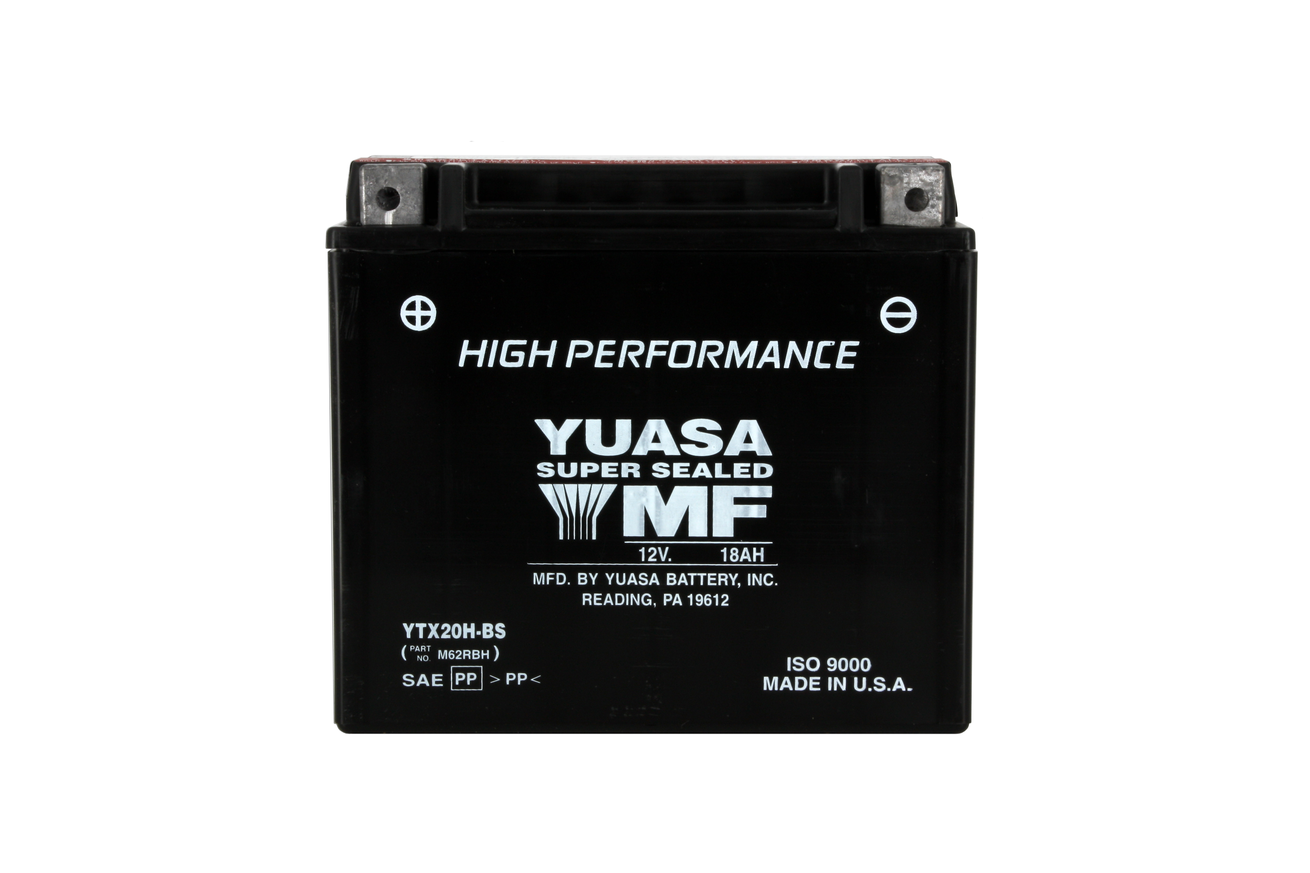Batteria YTX20H-BS - AGM - Senza manutenzione - Fornita con kit acido