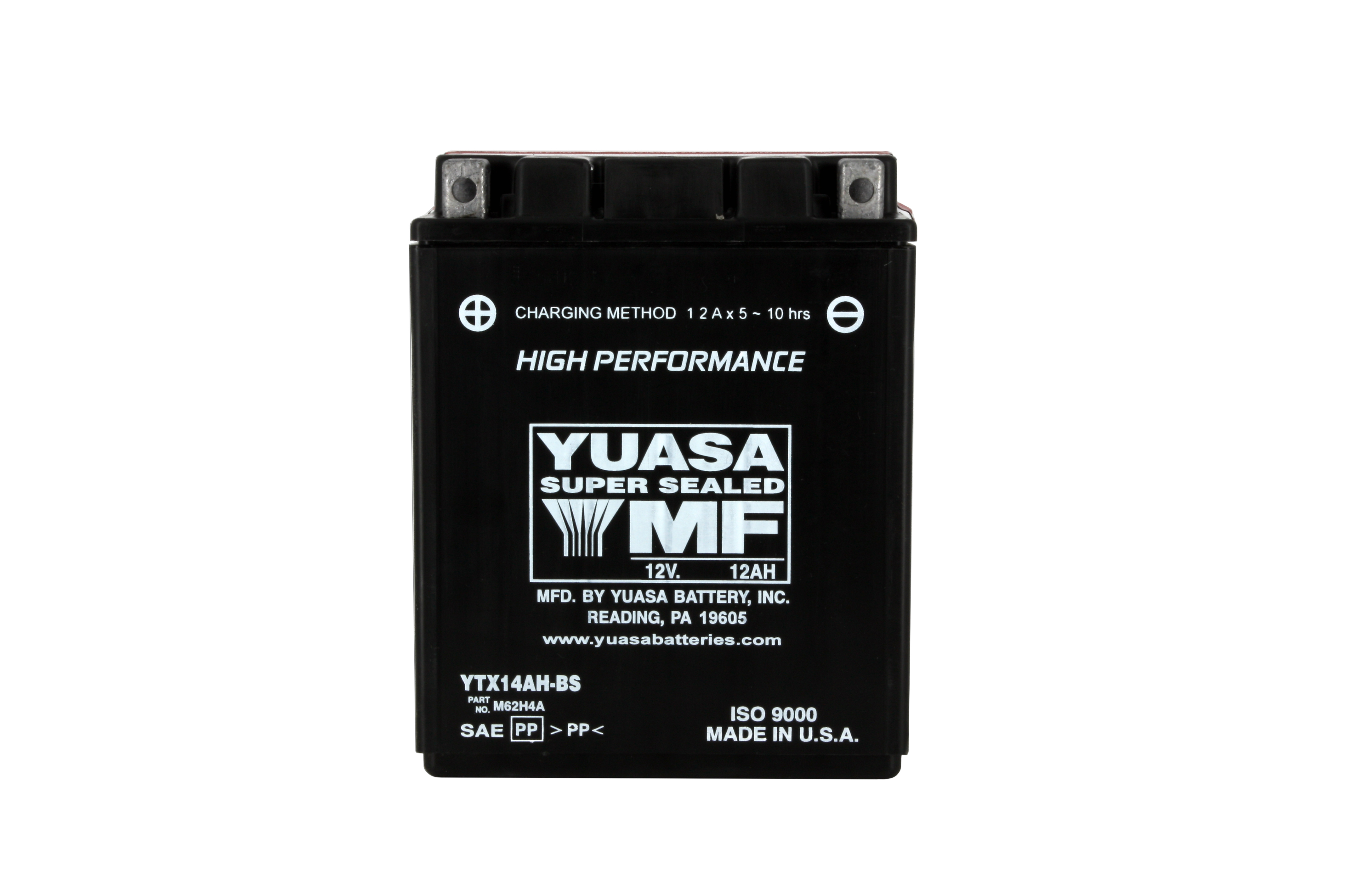 Batteria YTX14AH-BS - AGM - Senza manutenzione - Fornita con pack acido
