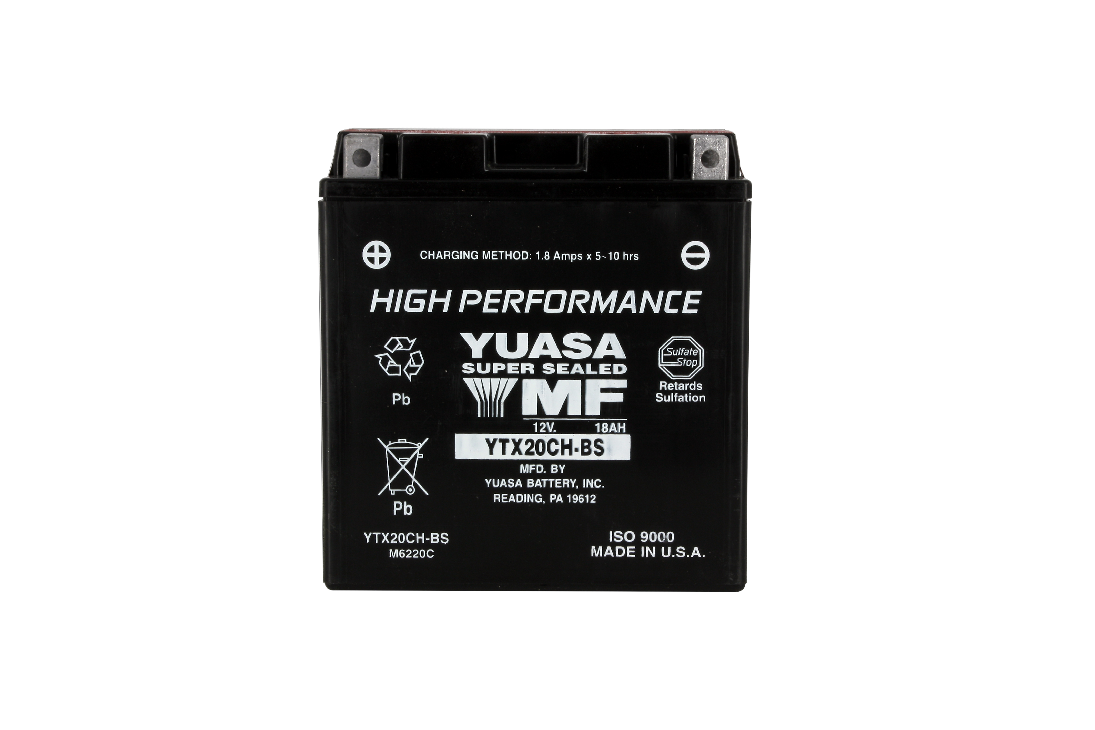 Batteria YTX20CH-BS - AGM - Senza manutenzione - Fornita con kit acido