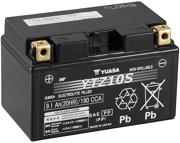 Batteria YTZ10S - AGM - Senza manutenzione - Pronta all'uso