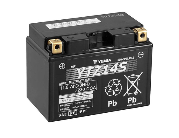 Batteria YTZ14S - AGM - Senza manutenzione - Pronta all'uso