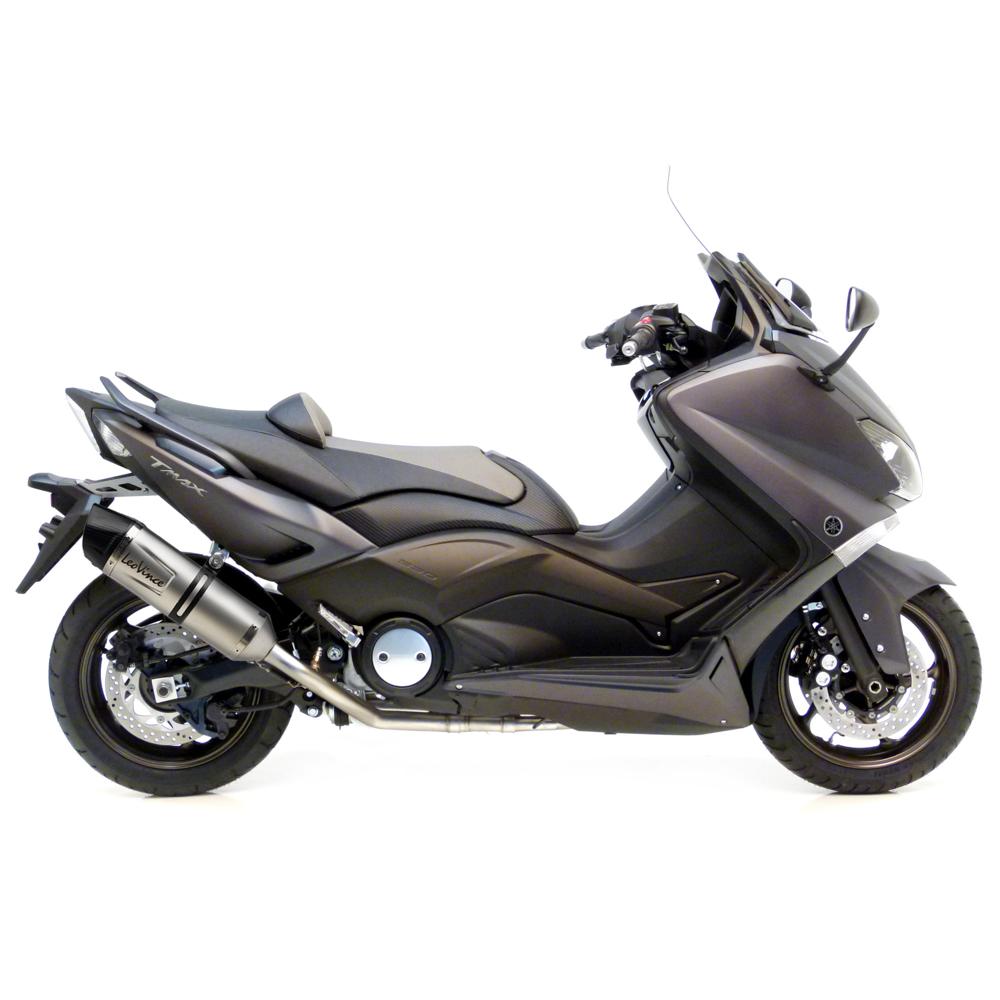 SBK LV ONE EVO YAMAHA T-MAX 530, sistema 2x1 in acciaio inossidabile 2/1