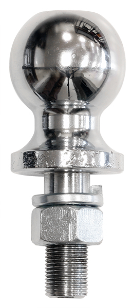 Gancio Traino Quad Ø 50mm Filetto Diametro 19 mm Acciaio Cromato