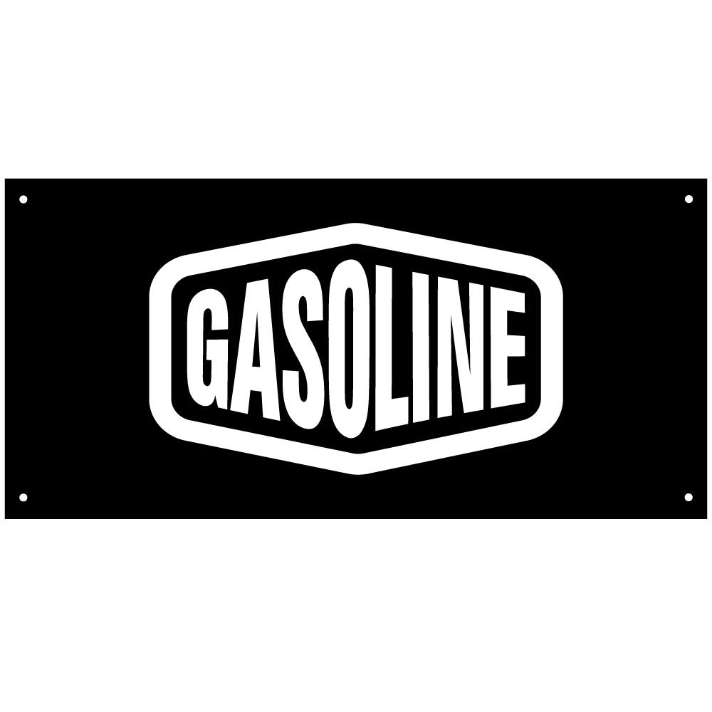 Banderola GASOLINE - dimensioni 165 X 80 cm
