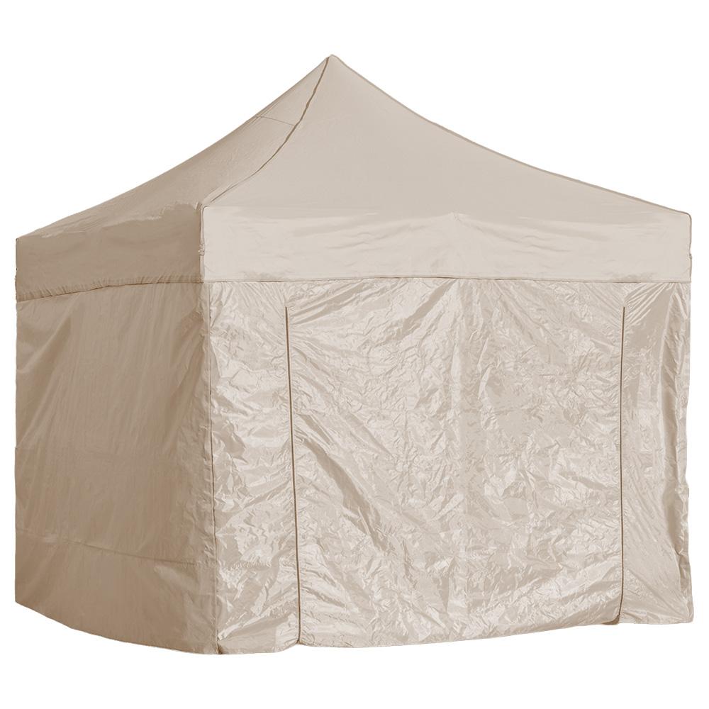 Barnum - Gazebo - Tenda in Acciaio Paddock 3x3 - Beige - Pacchetto 4 pareti (3+1)