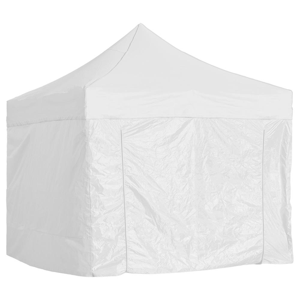 Barnum - Gazebo - Tenda in Acciaio Paddock 3x3 - Bianco - Pacchetto 4 pareti (3+1)