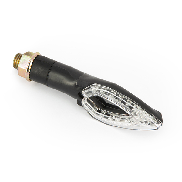 Coppia lampeggiante LED ovale - nero