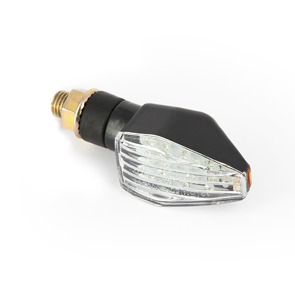 Coppia di mini indicatori LED triangolari - nero