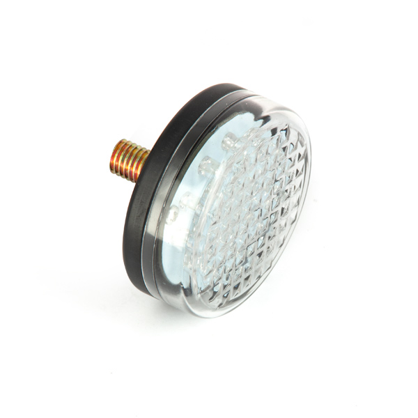 Coppia di indicatori di direzione LED Round - nero