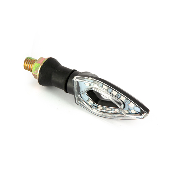 Freccette Universali Sequenziali a LED - Nere/Vetro translucido - CE