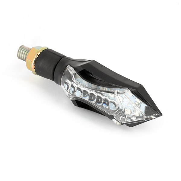Frecce universali sequenziali a led Nero/ carbonio Translucido -CE