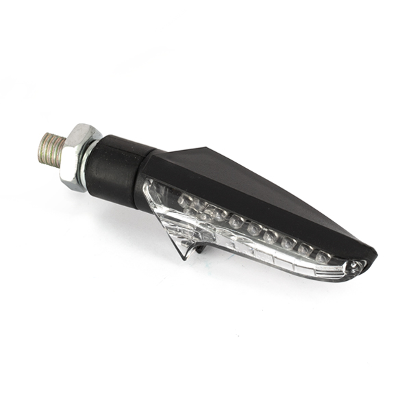 Frecce LED Omologate CE nero/Trasparente