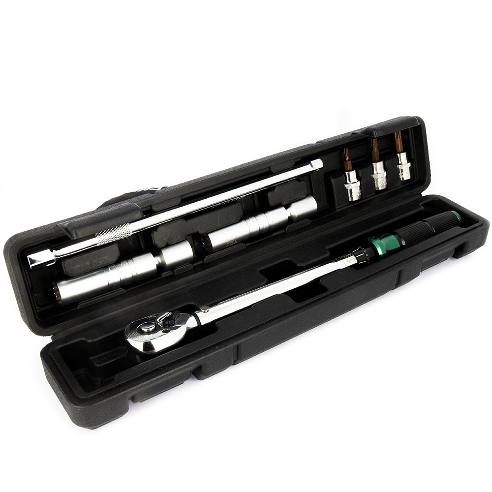 Set di chiavi dinamometriche 10-60 NM 3/8 preimpostate 7 PZ