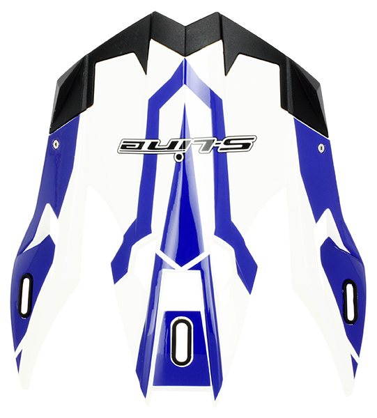 Frontino per Casco Cross S820 Bianco Deco Blu