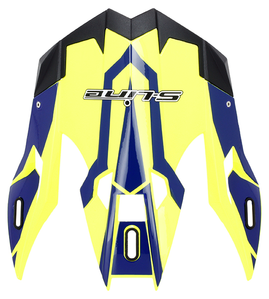 Frontino per Casco Cross S820 Giallo Deco Blu